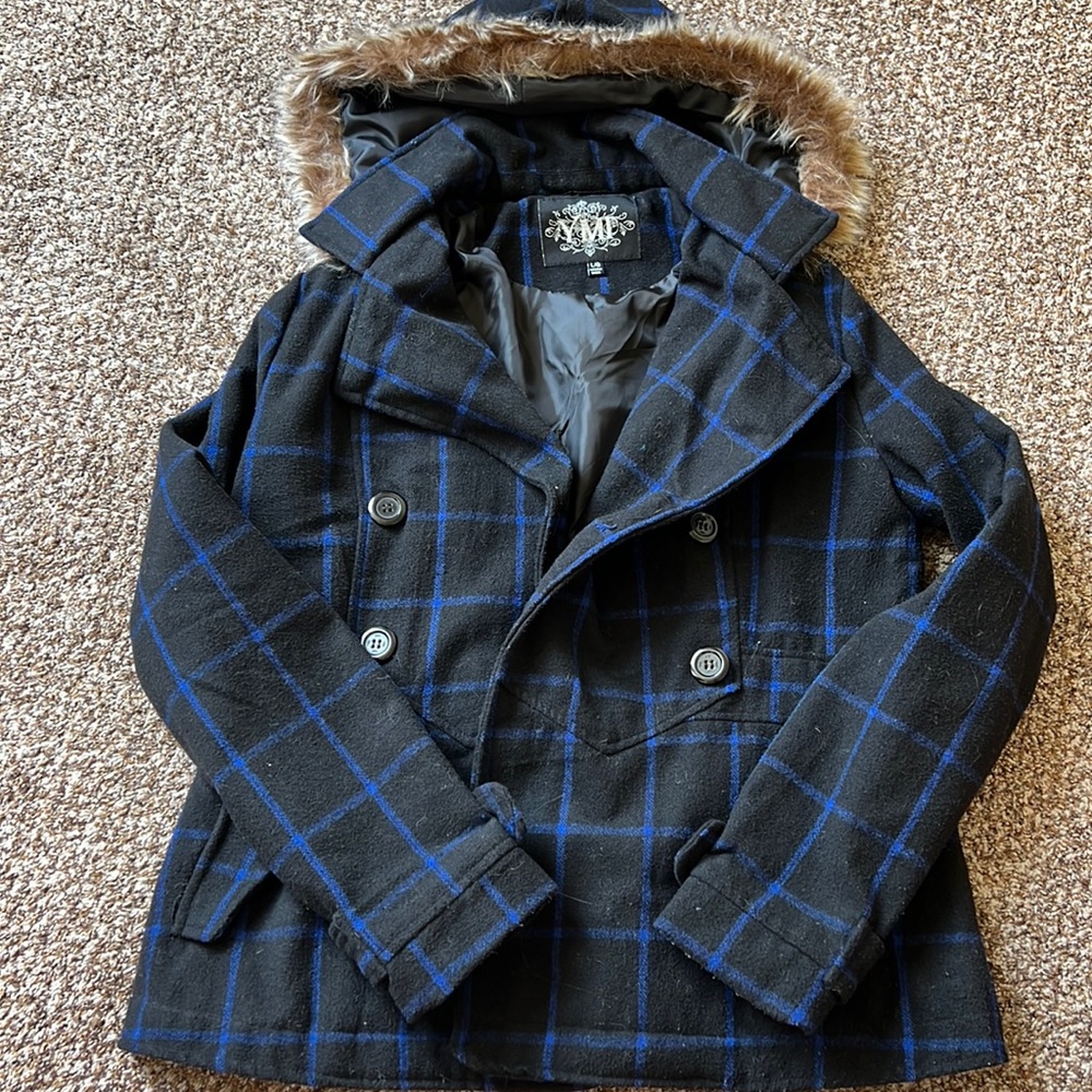 YMI Plaid Coat